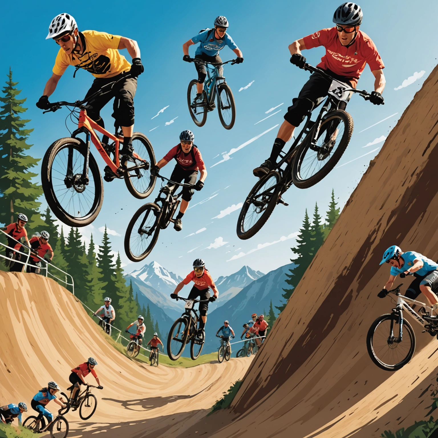 Экстремальные велоспорт: трюки горные и велоспорт BMX