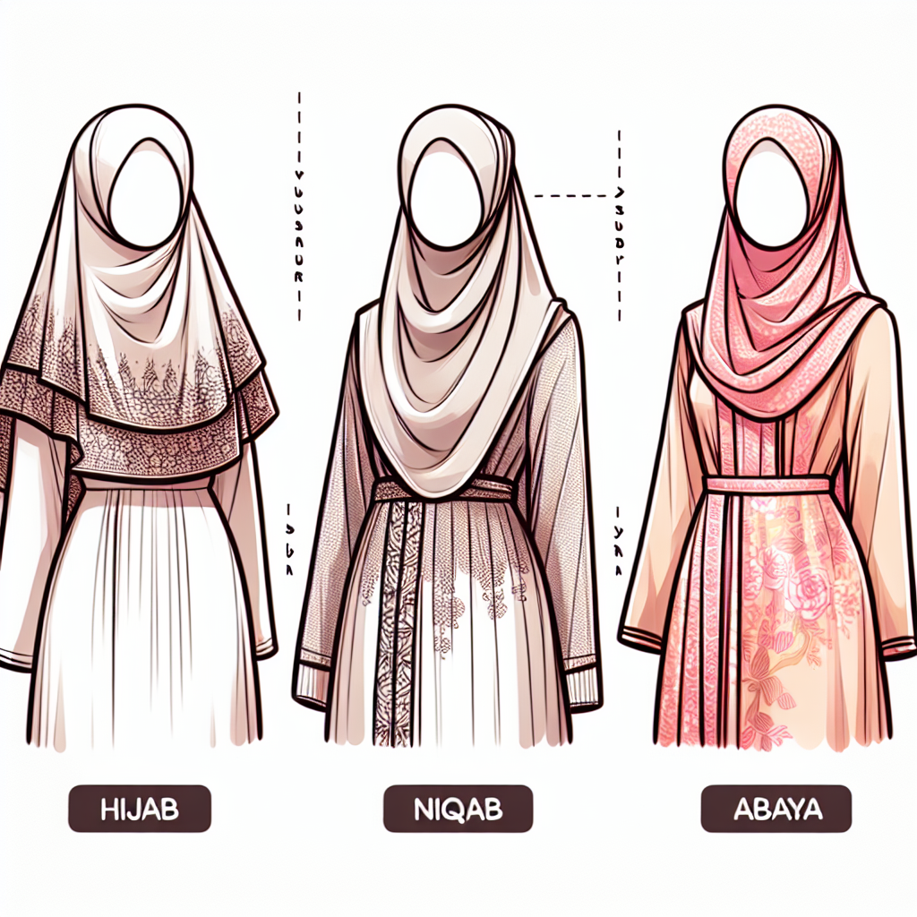 Одежда мусульманок: Названия и их значение