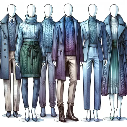 Холодные цвета в одежде: искусство и наука выбора